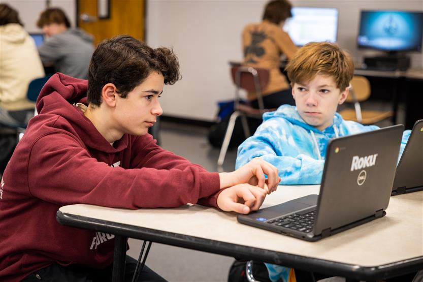 Eighth graders create apps
